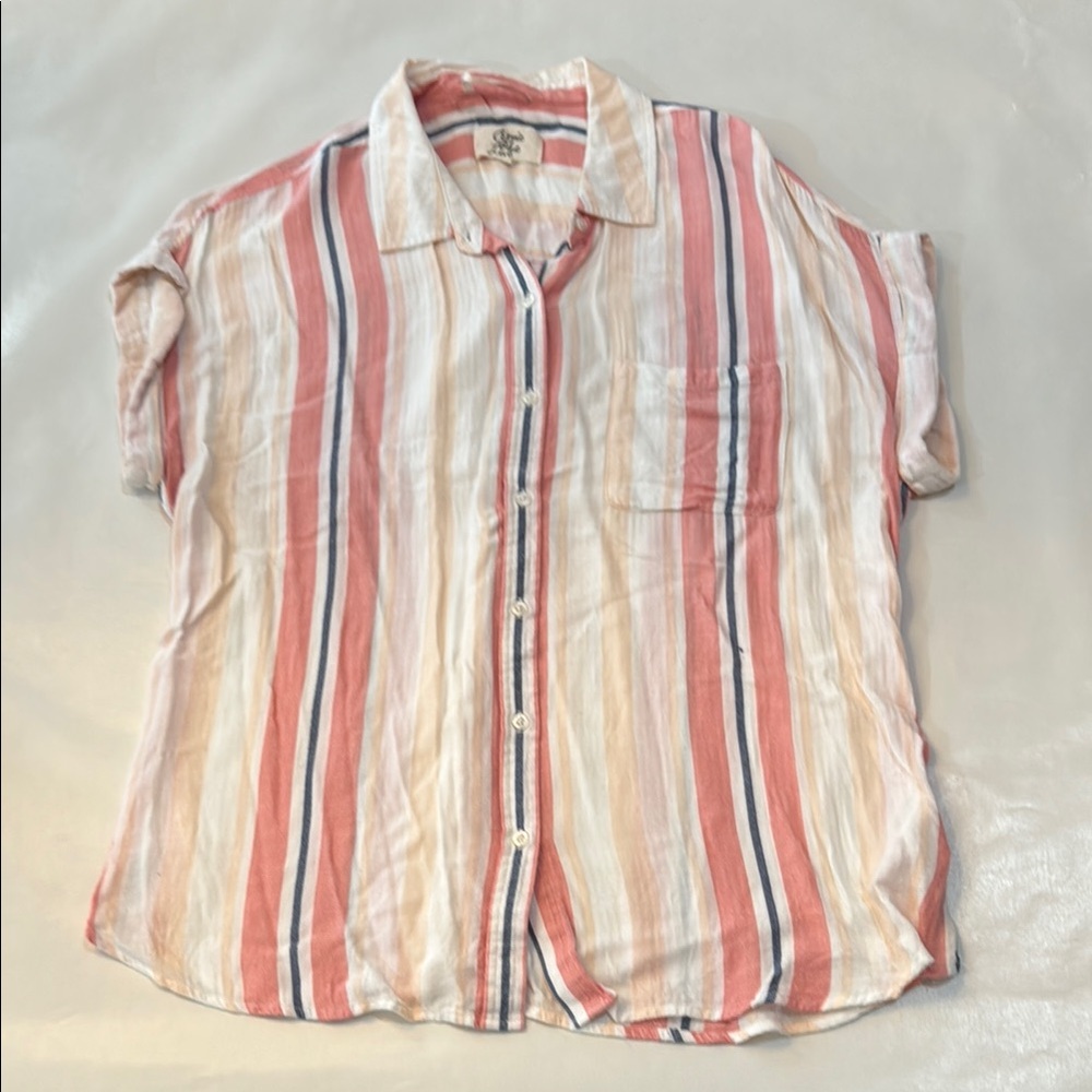 Striped Button Down Shirt